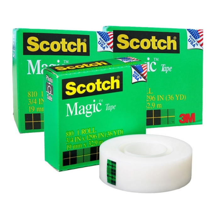 Băng keo 3M Scotch magic 810 (3/4x36Y BXD)