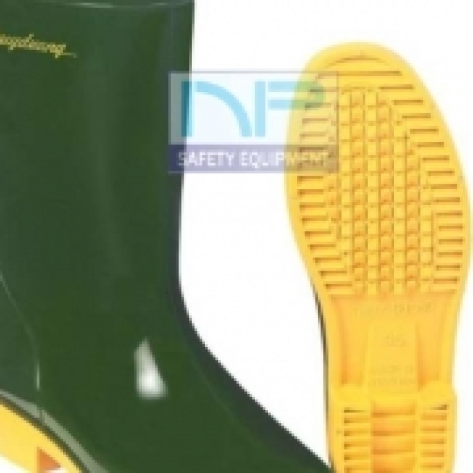 Ủng cao su xanh rêu vàng mã 284- Thùy Dương
