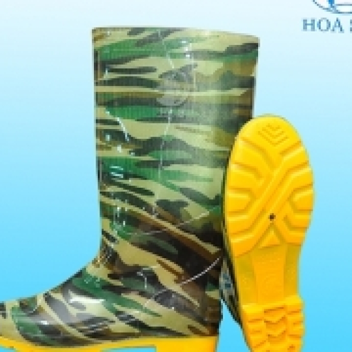 Ủng rằn ri đế vàng Hoa San